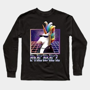 rebel unicorn Long Sleeve T-Shirt